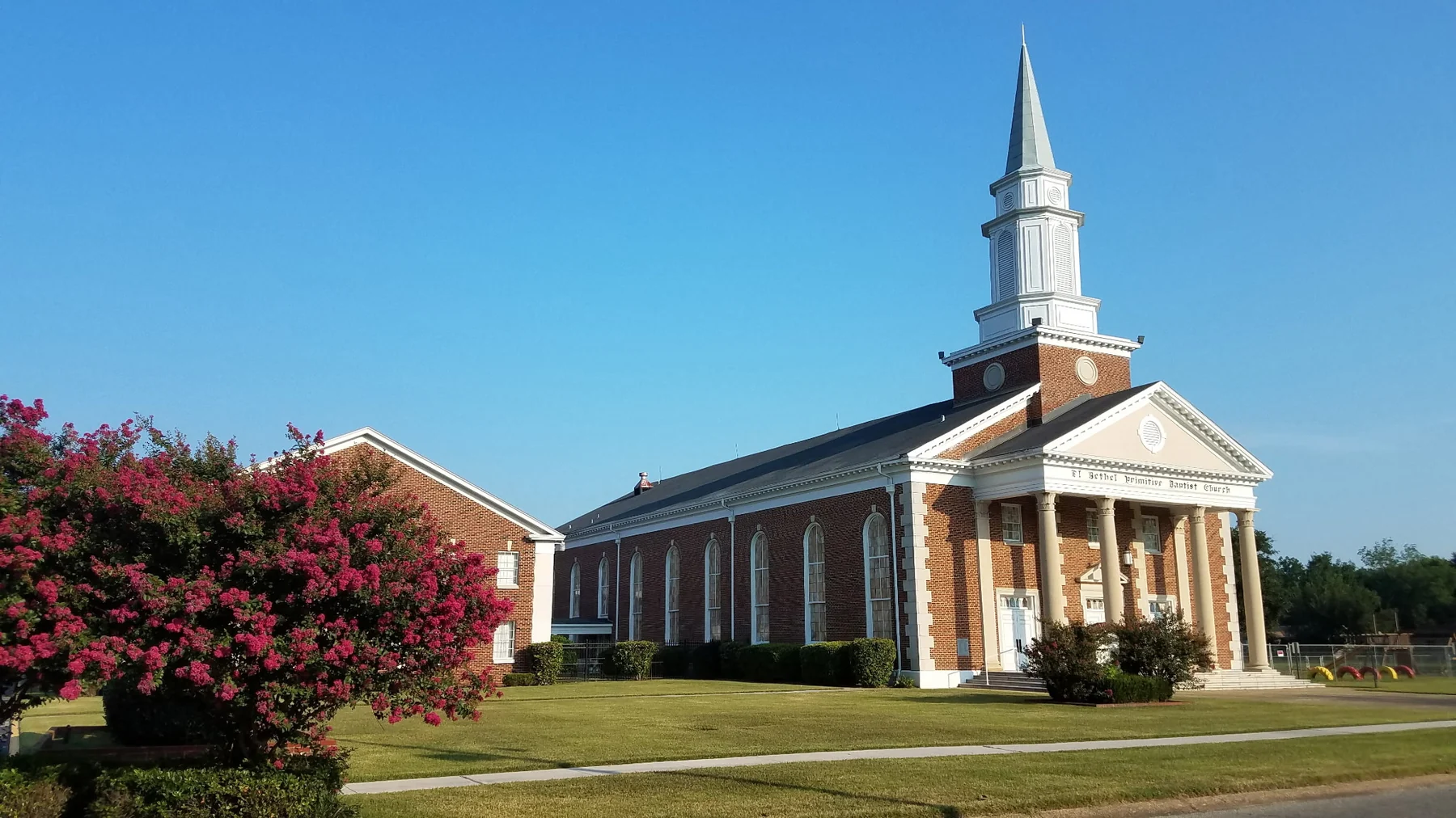 Church exterior and grounds